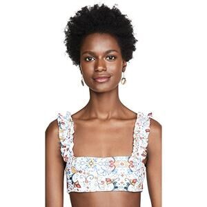Onia X Weworewhat Como Bikini Top Delicate Tile Multi - S